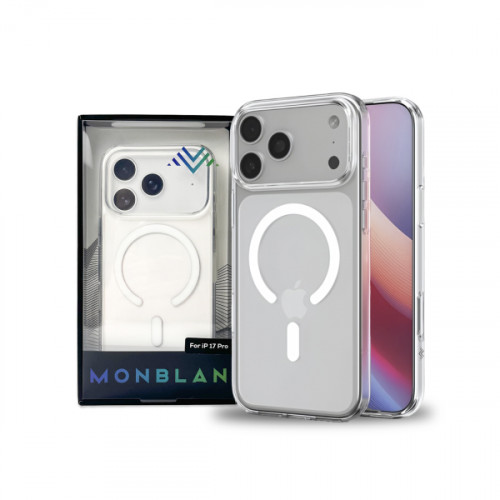 Чехол Monblan для iPhone 17 Pro Max Magnetic Crystal Series (Transparent)